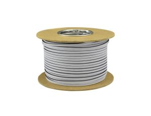 Kabel głośnikowy płaski SMYp 2x0,5mm2 Cu biały Elektrokabel /100m/