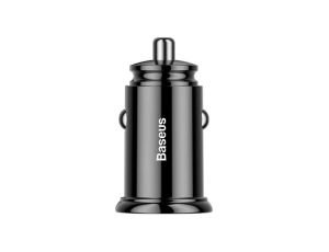 BASEUS Ładowarka samochodowa USB Quick Charge 4.0 + USB typ-C Power Delivery 3.0 (30W)