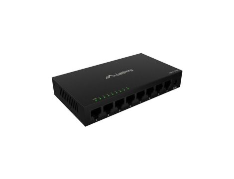 Switch Desktop 8x port RJ45 (Gigabit Ethernet 1000Mb/s) przełącznik niezarządzalny LANBERG DSM1-1008