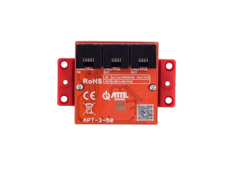 Switch PoE 3x port RJ45 (Gigabit Ethernet 1000Mb/s) przełącznik niezarządzalny extender APT-3-50 ATTE