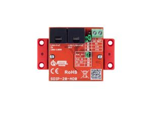 Gigabitowy adapter z przetwornicą obniżającą napięcie do 5V/12V/24V, 2xRJ45 (1xPoE IN, 1xLAN OUT) 10/100/1000Mb/s + 1xDC ATTE