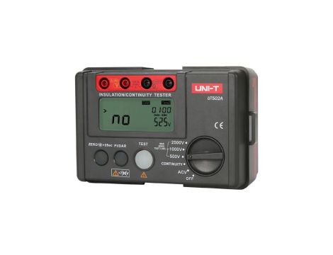 Miernik wielofunkcyjny z pomiarem rezystancji izolacji tester cyfrowy LCD do instalacji elektrycznych UNI-T UT-502A