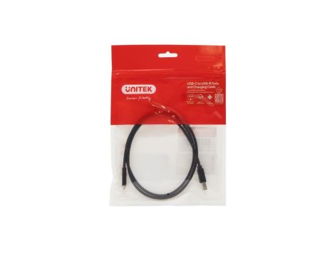 UNITEK Kabel drukarkowy USB 2.0 C / B (wtyk / wtyk) czarny 2m