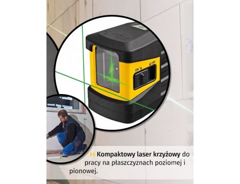 Laser krzyżowy STABILA  LAX 60G, zestaw 3-częściowy - 6