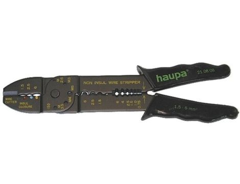 Szczypce zaciskowe hartowane do tulejek 0,5-6mm2 HAUPA