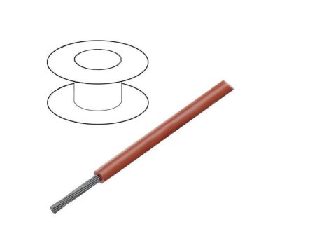 Przewód HookUp Wire linka Cu d: 20AWG PVC czerwony 300V 30,5m 422010 RD005