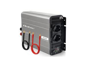 Qoltec Przetwornica napięcia MS Wave 12V na 230V 1500/3000W USB Kompatybilna z LiFePO4 GEL AGM