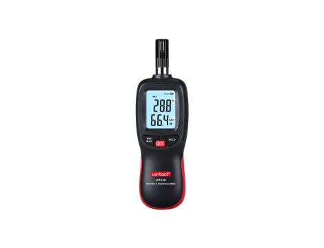 Higrometr miernik wilgotności i temperatury powietrza WT83B 0 - 100 RH -30C do 70C WINTACT z aplikacją na sys. Android