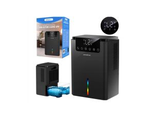 Cichy Pochłaniacz Wilgoci XXL Osuszacz Powietrza LUXE 2000ML UV Czarny