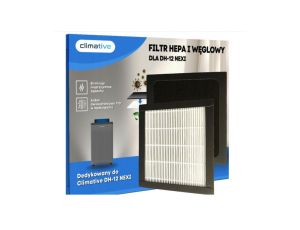 Kaseta filtracyjna filtr HEPA H10 do osuszacza powietrza DH-12 Nexi ION UV
