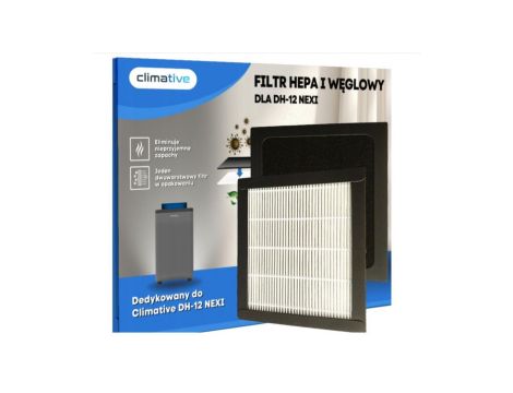 Kaseta filtracyjna filtr HEPA H10 do osuszacza powietrza DH-12 Nexi ION UV