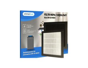 Kaseta filtracyjna filtr HEPA H13 do osuszacza powietrza DH-24 Nexi ION UV