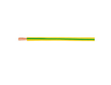 Przewód instalacyjny H05V-K (LgY) 0,75 żółto-zielony /100m/
