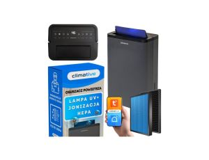 Osuszacz powietrza 24l pochłaniacz wilgoci 2w1 Nexi UV ION WiFi HEPA 50m