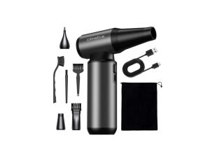 Mocna dmuchawa akumulatorowa TJF01 180W kompresor sprężone powietrze LED