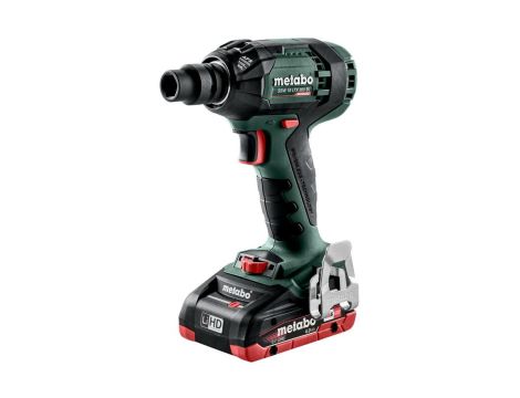 METABO KLUCZ UDAROWY SSW 18 LTX 300 BL 2x4,0Ah LiHD METABOX +AKUM 2,0Ah ...