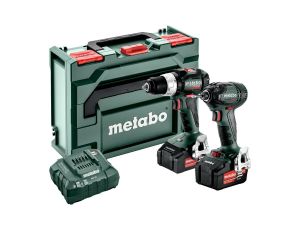 METABO ZESTAW COMBO 18V 2.1.18 (BS 18 LT BL +SSD 18 LTX 200 BLL) 2x5,2Ah METABOX ...