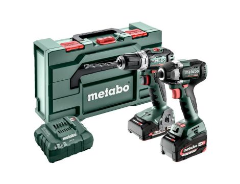 METABO ZESTAW COMBO 18V 2.9.2 (BS 18 L BL + SSW 300) 1x5,2Ah 1x2,0Ah METABOX ...