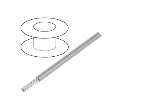 Przewód HookUp Wire linka Cu 22AWG PVC ciemnoszary 300V 305m 3251 SL001