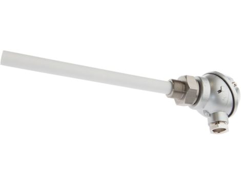 Czujnik poziomu pojemnościowy M18x1 221mm M18, Sn: 0-15 10-35V DC -25-125C PNP NC zacisk 4-biegunowy aluminium+PTFE FK98C975