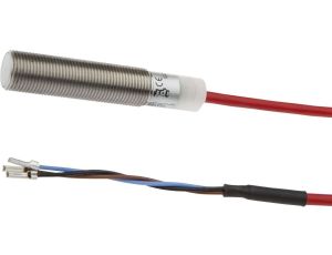 Czujnik indukcyjny M12x1 63mm podtynkowy Sn: 2 10-30V DC -25-120C PNP NO kabel 10m FEP IP69K V4A IB1201K2