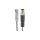 Czujnik indukcyjny 25x5x5mm podtynkowy Sn: 1,5 10-30V DC PNP NO IO-Link wtyczka kabla M8 3-pin 0,2m PUR (poliuretan) IBQ50176