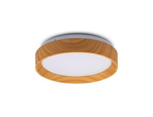 Plafon LED LUMILED Panel Natynkowy Lampa Sufitowa Oprawa WOODY 18W 4000K Okrągły IP44 27cm Klasa F 3 Lata Gwarancji