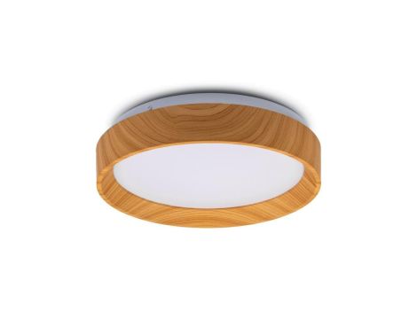 Plafon LED LUMILED Panel Natynkowy Lampa Sufitowa Oprawa WOODY 18W 4000K Okrągły IP44 27cm Klasa F 3 Lata Gwarancji