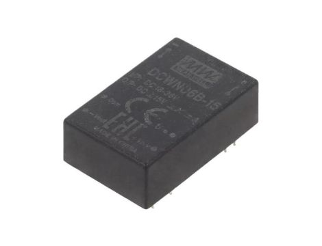 Przetwornica DC/DC, 6W, 18...36V DC, 15V DC DCWN06B-15