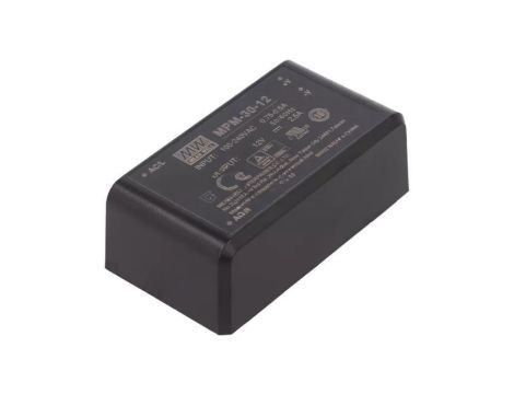 Przetwornica AC/DC, 30W, 80...264V AC, 12V DC MPM-30-12