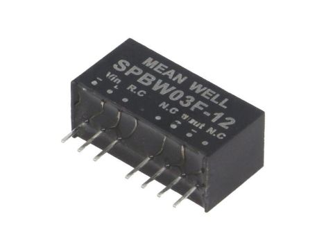Przetwornica DC/DC, 3W, 9...36V DC, 12V DC SPBW03F-12