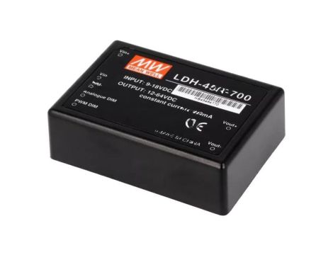 Przetwornica DC/DC, 5W, 9,2...36V DC, 5V DC LDH-45A-700