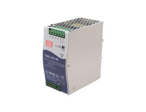 Zasilacz impulsowy na szynę DIN, 240 W, napięcie wejściowe: 48 VDC, prąd wyjściowy: TDR-240-48
