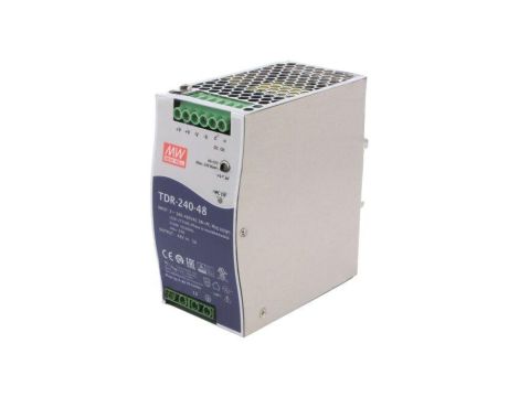 Zasilacz impulsowy na szynę DIN, 240 W, napięcie wejściowe: 48 VDC, prąd wyjściowy: TDR-240-48