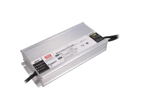 Zasilacz impulsowy LED, 480 W, napięcie wejściowe: 114...229 VDC, prąd wyjściowy: 0,210 A, IP67 HLG-480H-C2100B