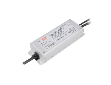 Zasilacz impulsowy LED, 75 W, napięcie wejściowe: 27...54 VDC, prąd wyjściowy: 1,4 A, IP67 ELG-75-C1400B