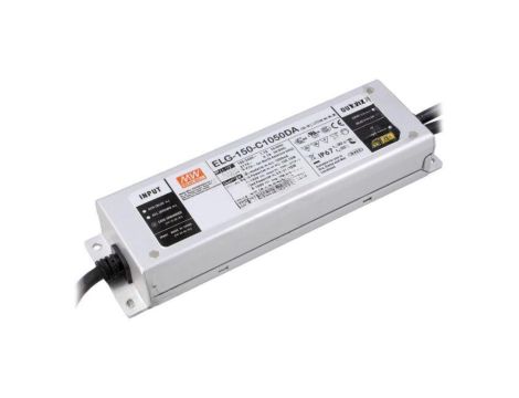 Zasilacz impulsowy LED, 150 W, napięcie wejściowe: 72...143 VDC, prąd wyjściowy: 1,05 A ELG-150-C1050DA