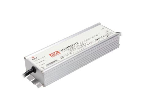 Zasilacz impulsowy LED, 150 W, napięcie wejściowe: 12 VDC, prąd wyjściowy: 13 A HLG-185H-12
