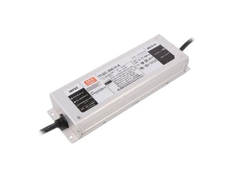 Zasilacz impulsowy LED, 300 W, napięcie wejściowe: 29...58 VDC, prąd wyjściowy: ELGC-300-H-A