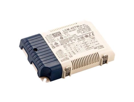 Zasilacz impulsowy LED, 40 W, napięcie wejściowe: 20...50 VDC, prąd wyjściowy: 0,5...1,05 A, IP20 LCM-40TW