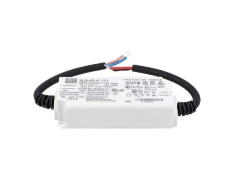 Zasilacz impulsowy LED, 40 W, napięcie wejściowe: 9...54 VDC, prąd wyjściowy: 0,6 A...1,4 A XLN-40-H