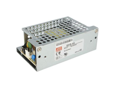 Zasilacz impulsowy otwarty, 45 W, napięcie wejściowe: 120...370 VDC, prąd wyjściowy: EPS-45-15-C