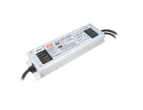 Zasilacz impulsowy LED, 199,68 W, napięcie wejściowe: 48 VDC, prąd wyjściowy: 2,08...4,16 A ELG-200-48AB