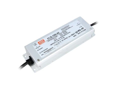 Zasilacz impulsowy LED, 95,76 W, napięcie wejściowe: 42 VDC, prąd wyjściowy: , IP67 ELG-100-42
