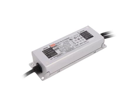 Zasilacz impulsowy LED, 75 W, napięcie wejściowe: 53...107 VDC, prąd wyjściowy: 0,7 A ELG-75-C700DA