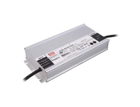 Zasilacz impulsowy LED, 480 W, napięcie wejściowe: 54 VDC, prąd wyjściowy: 4,4...8,9 A, IP65 HLG-480H-54A