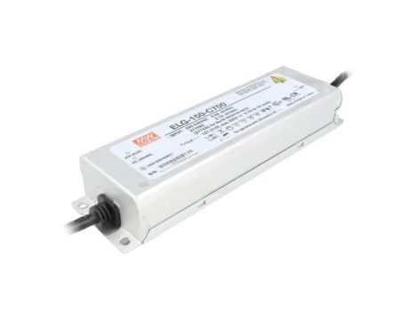 Zasilacz impulsowy LED, 149,8 W, napięcie wejściowe: 107...214 VDC, prąd wyjściowy: 0,7 A ELG-150-C700
