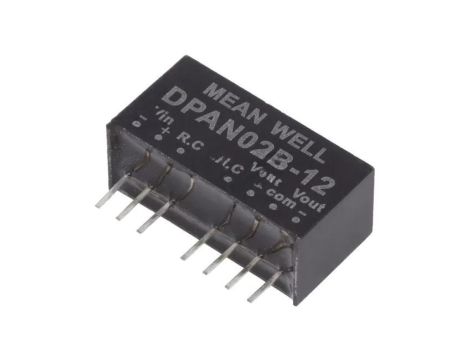 Przetwornica DC/DC, 2W, 18...36V DC, 12V DC DPAN02B-12