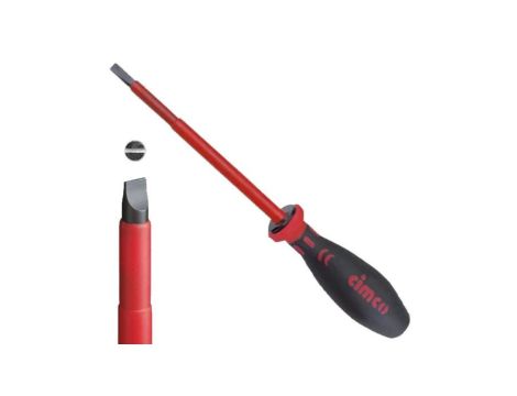Wkrętak Płaski Izolowany 6,5x150 mm 1000V VDE stal chromowo-wanadowa Cimco
