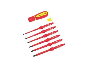 Wkrętak Śrubokręt Izolowany 1000V VDE 2,5-5,5 mm PH 1 - PH 2 Zestaw 8 szt.